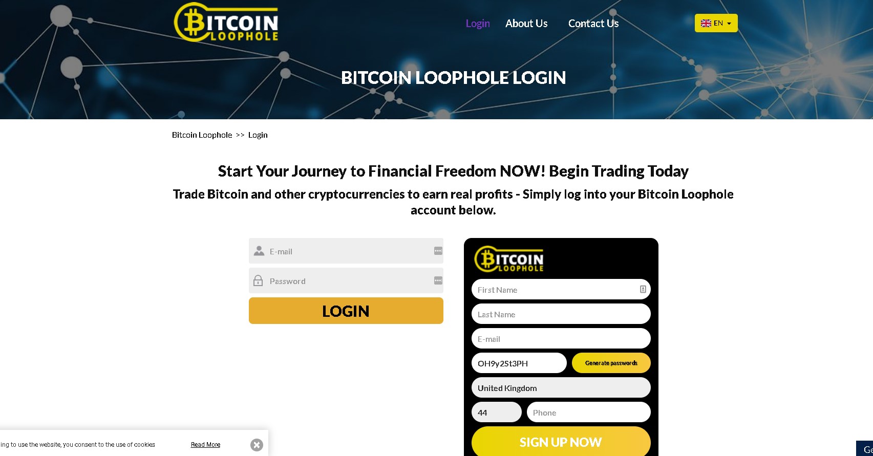 Bitcoin Loophole Login