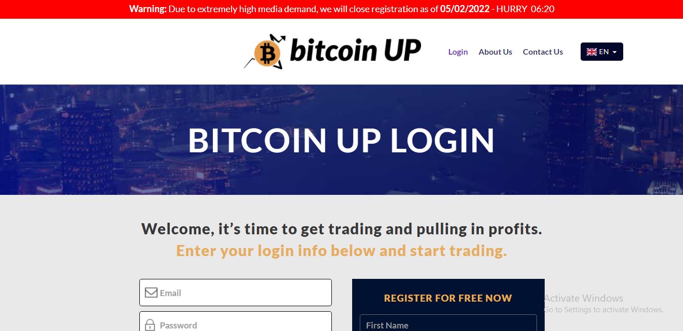 Bitcoin Up Login
