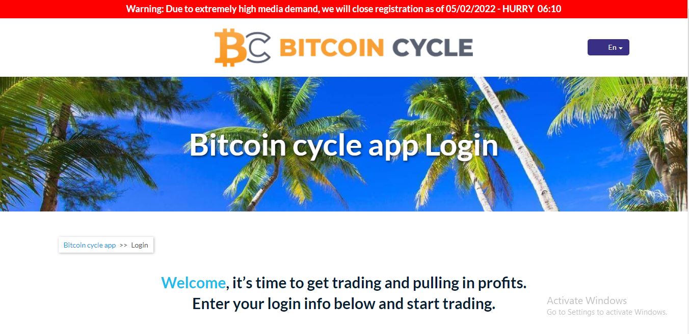 Bitcoin Cycle Login