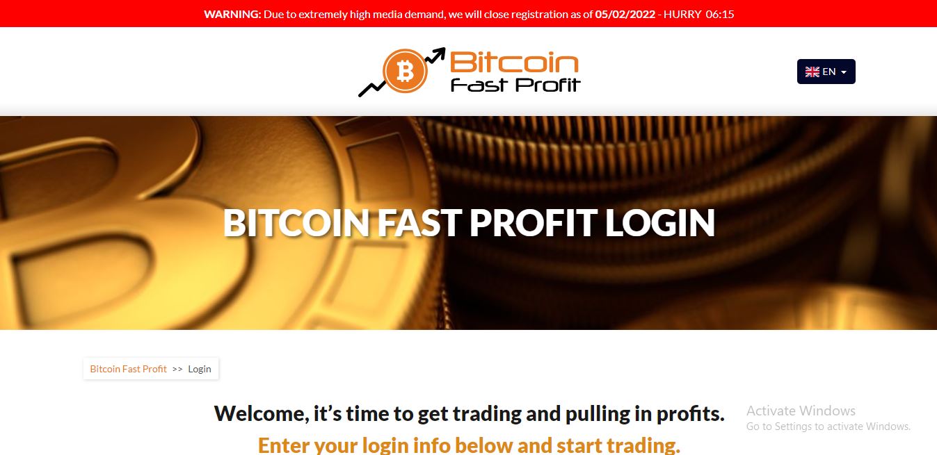 Bitcoin Fastfit Login