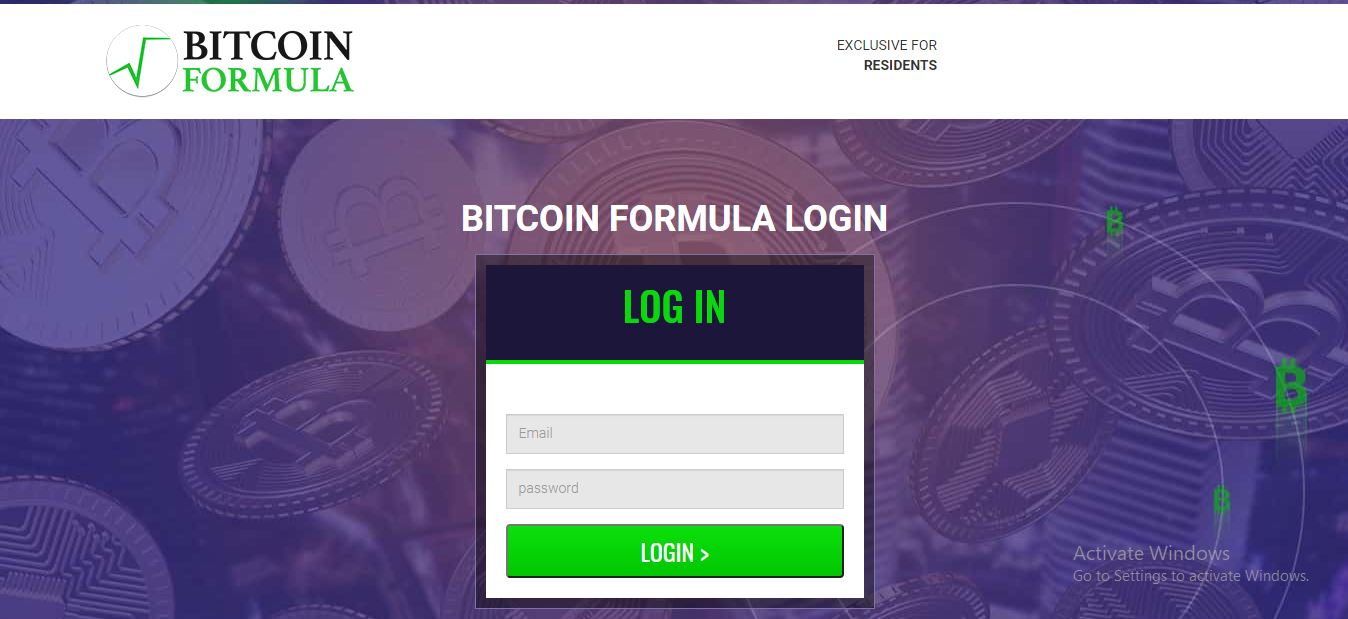 Bitcoin Formula Login