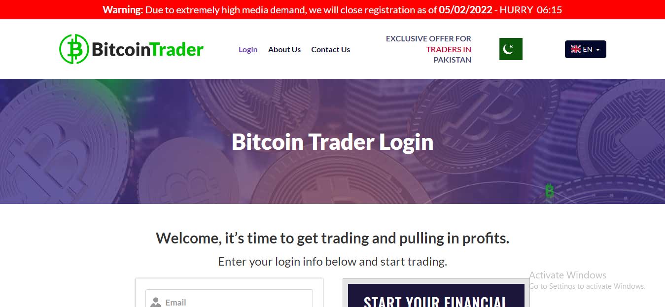 Bitcoin Trader Login