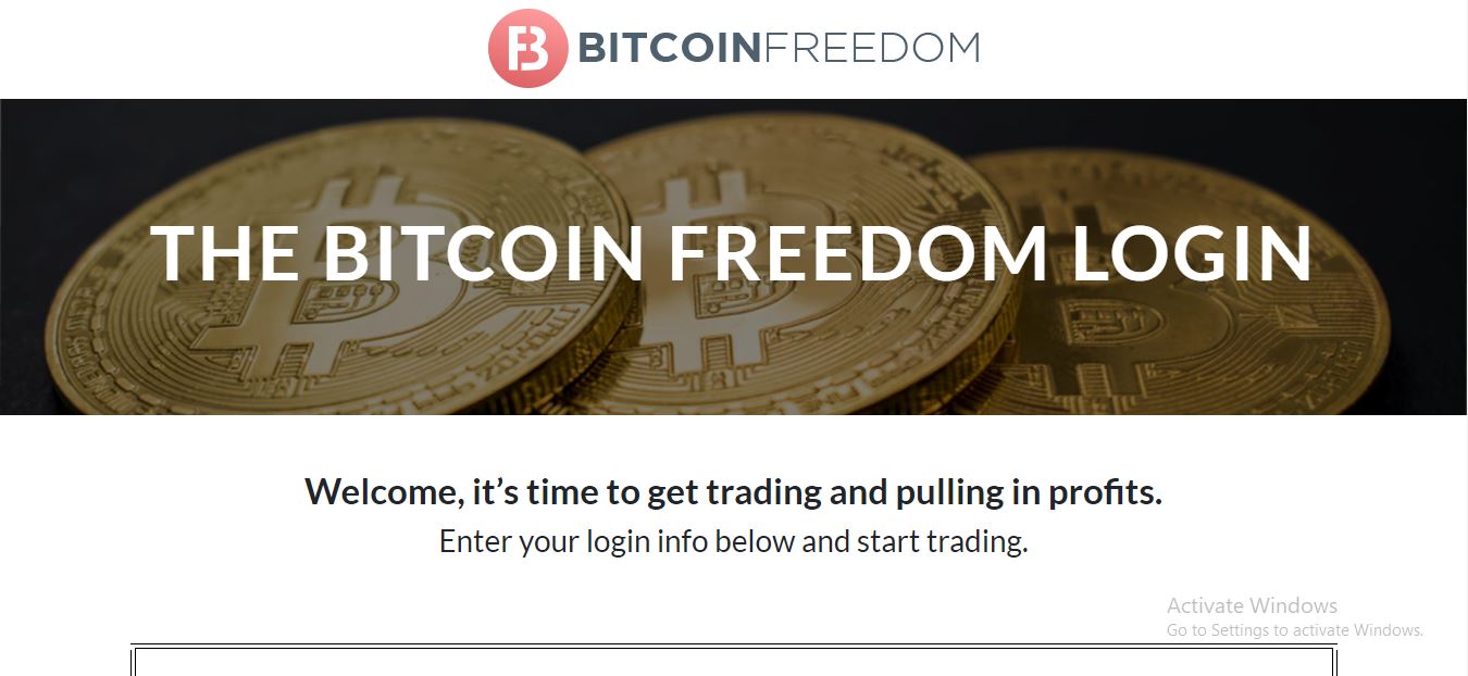 Bitcoin Freedom Login