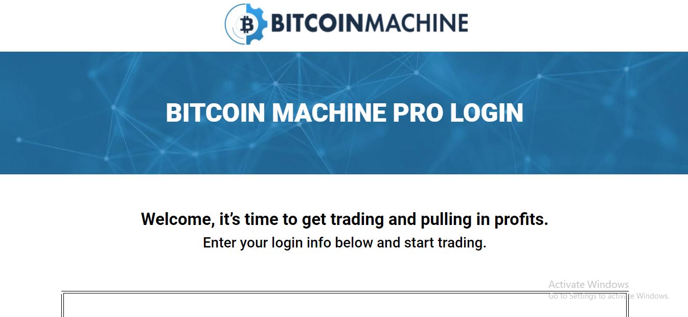 Bitcoin Machine Login
