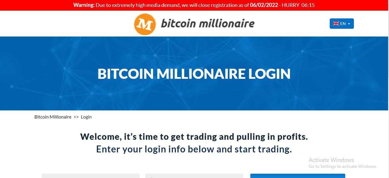 Bitcoin Millionaire Login