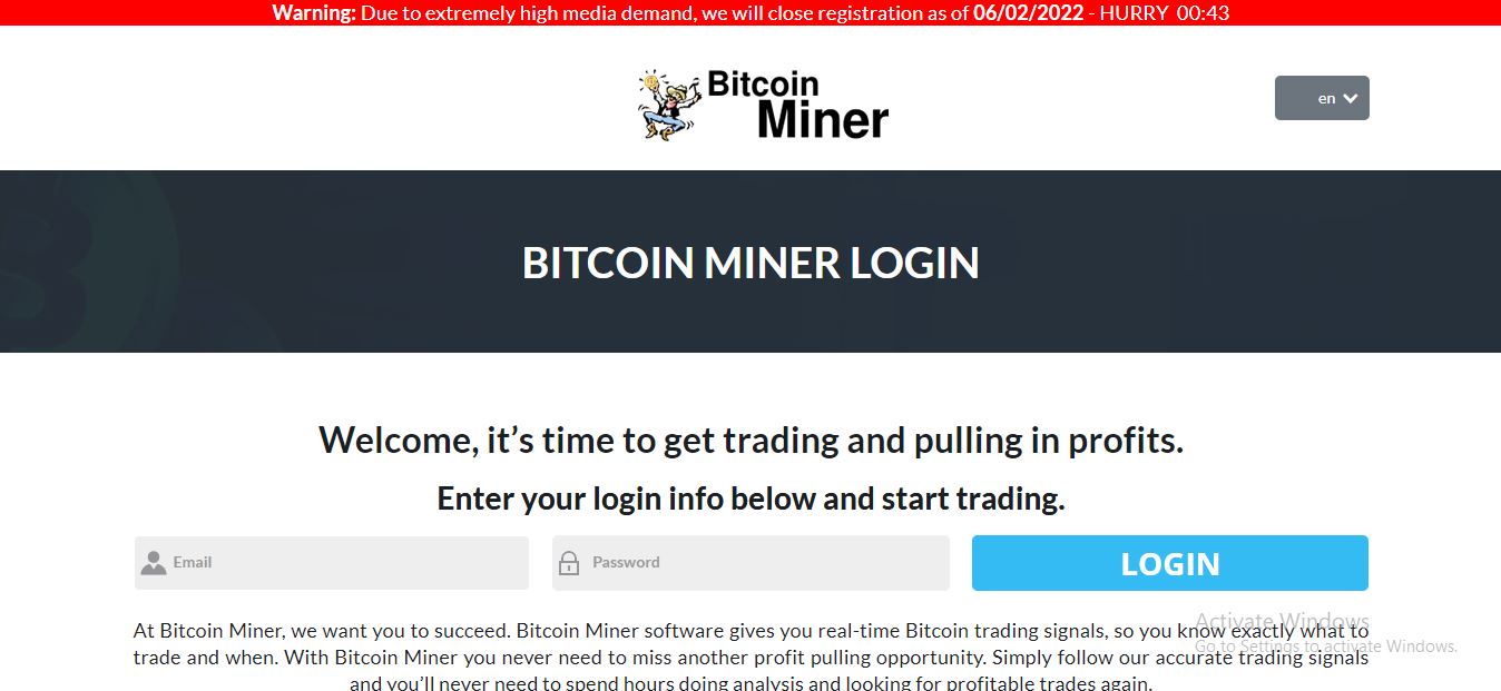 Bitcoin Miner Login