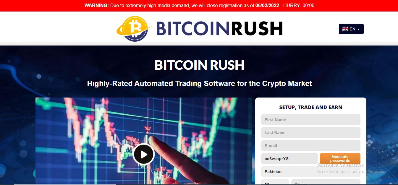 Bitcoin Rush Login
