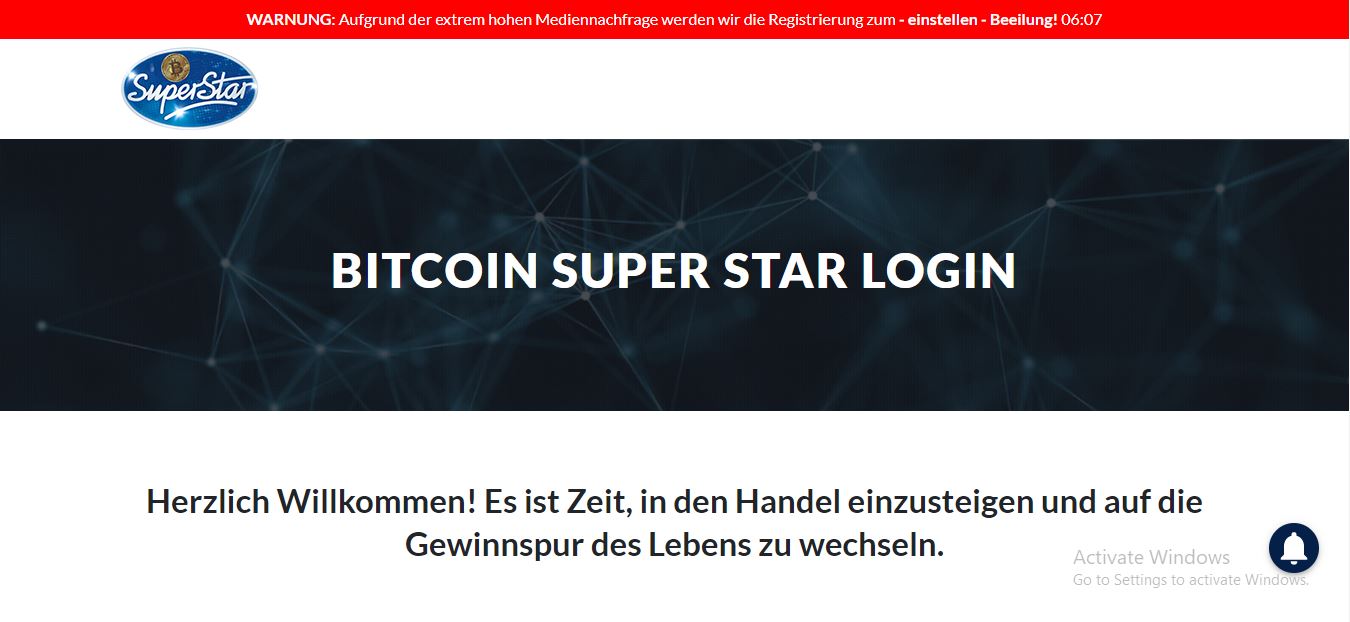 Bitcoin Superstar&nbsp; Login