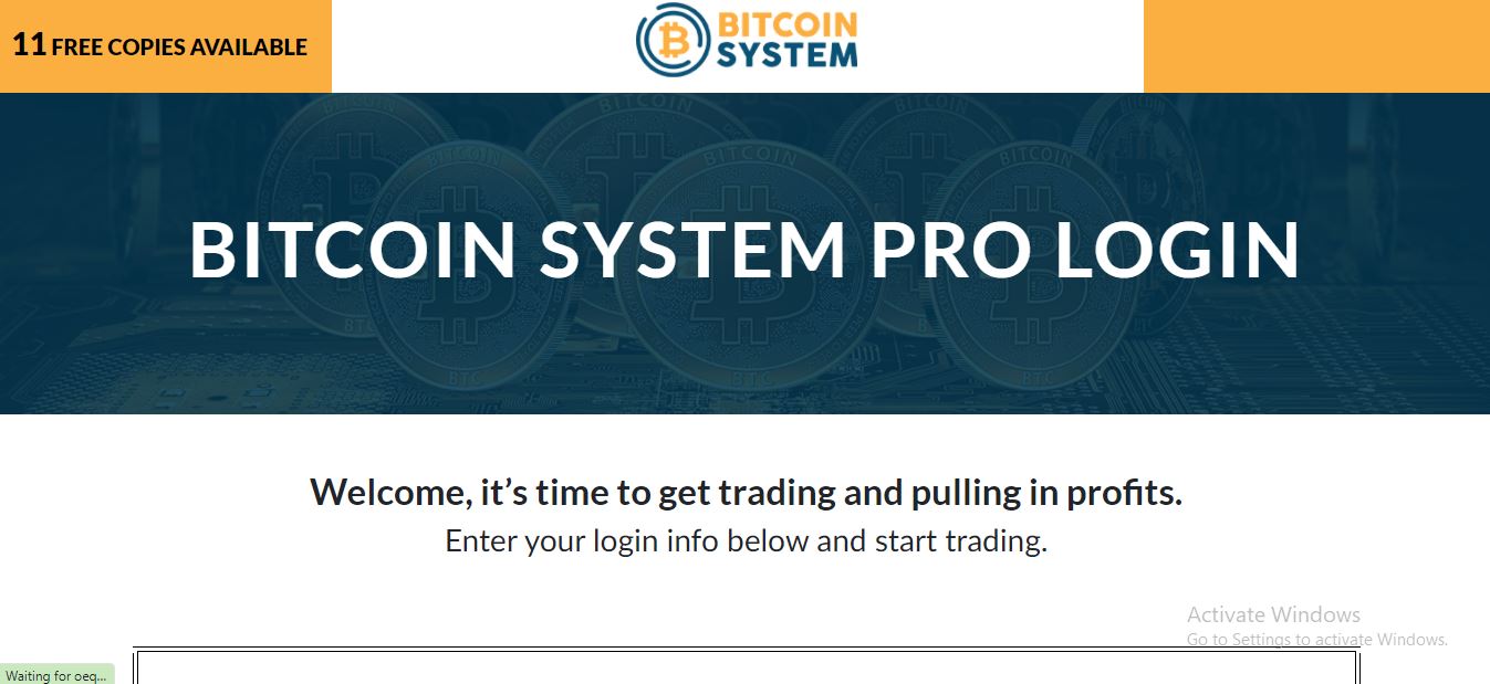 Bitcoin System Login