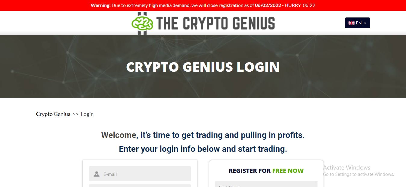 Bitcoin Genius Login