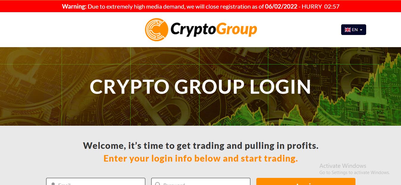 Crypto Group Login