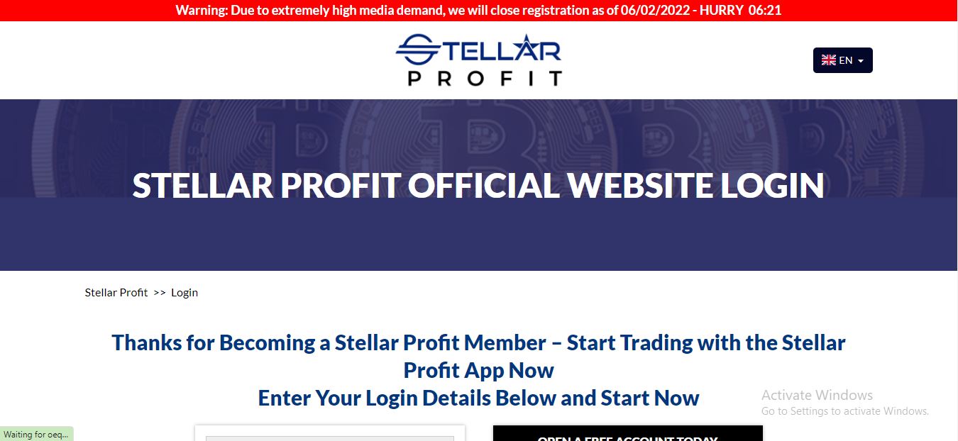 Stellarfit Login