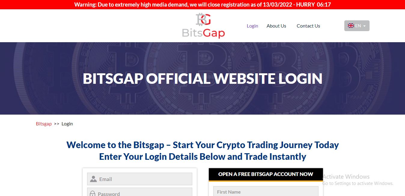 Bitsgap Login Trsuted SSL COM