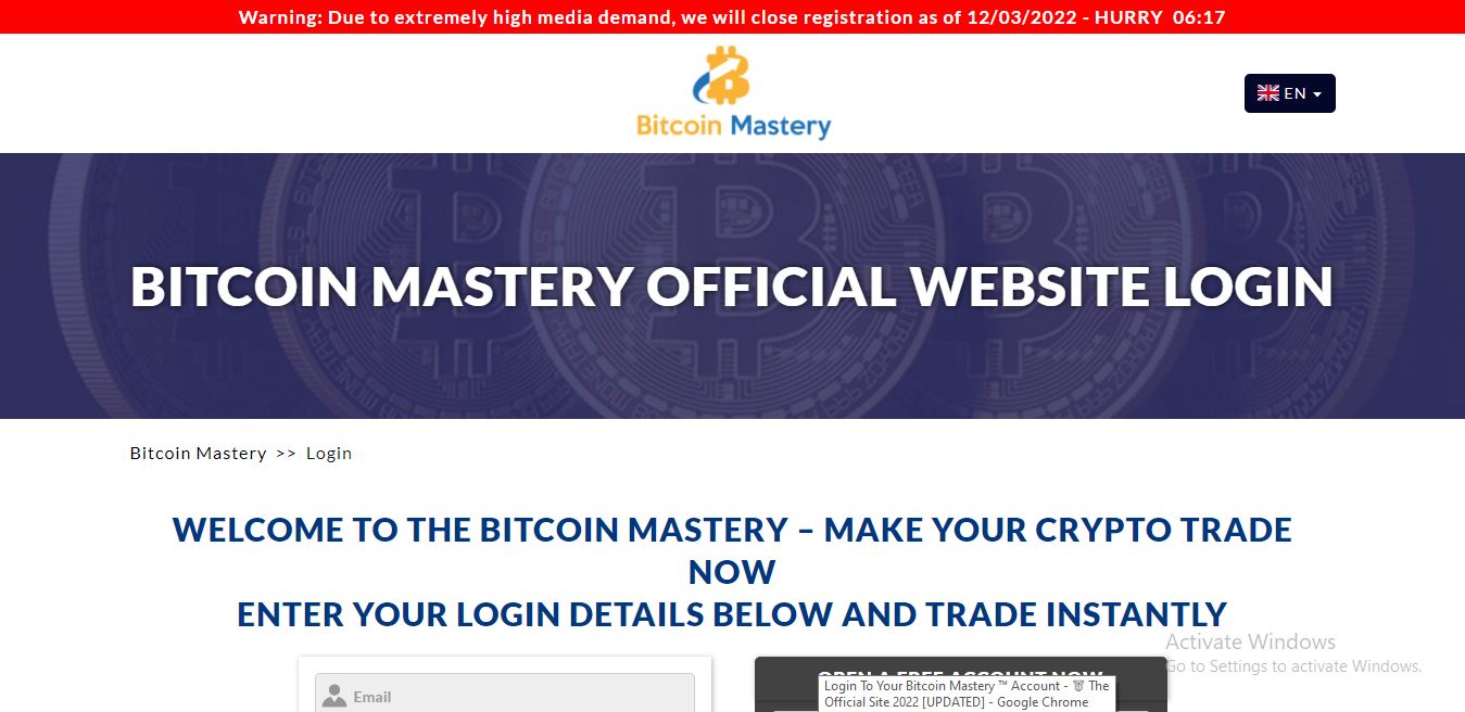 Bitcoin Maestry Login
